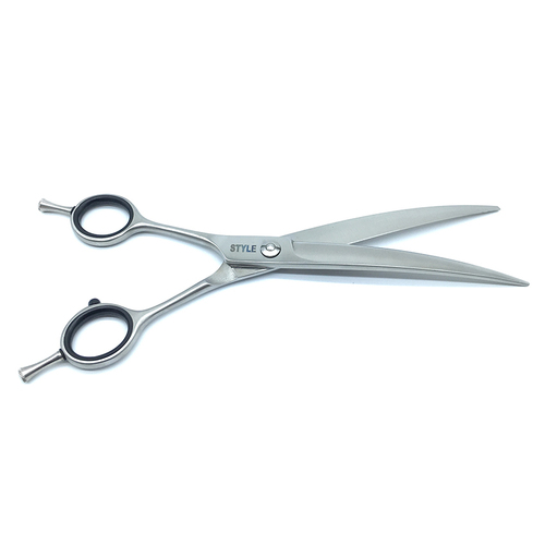 7.5" LEFT HAND GROOMING SCISSORS CURVED